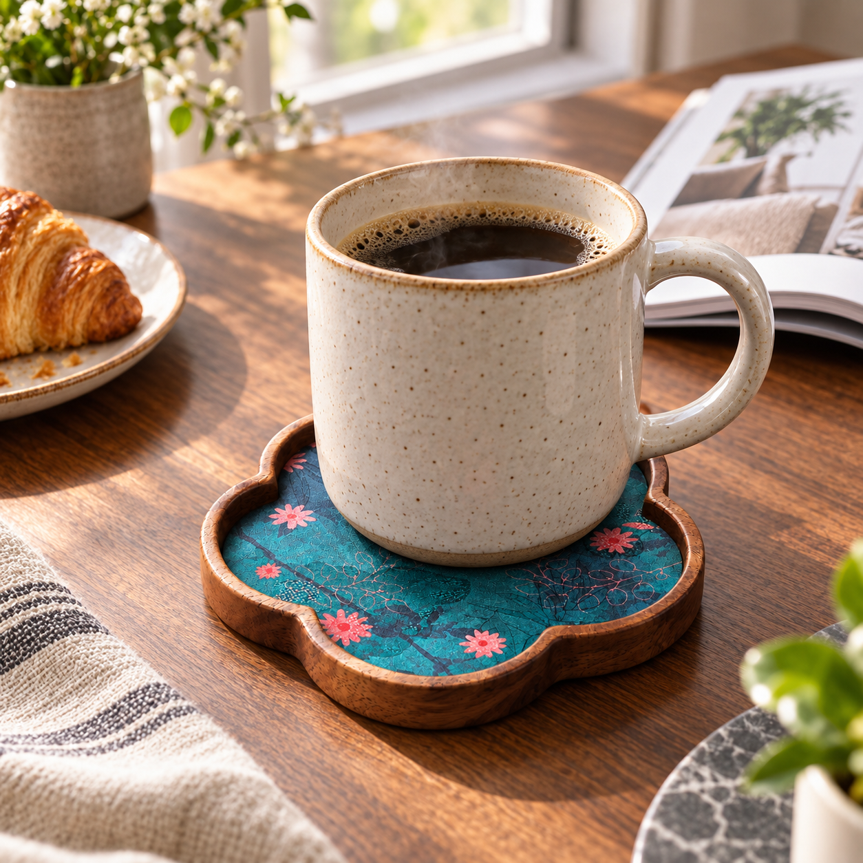 Walnut Wood Tea Tray