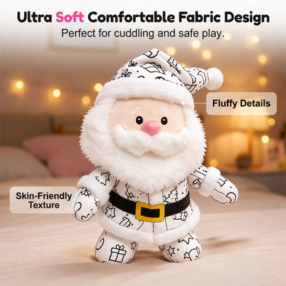 🎅DIY Color-In Santa Plush Toy Kit🌈
