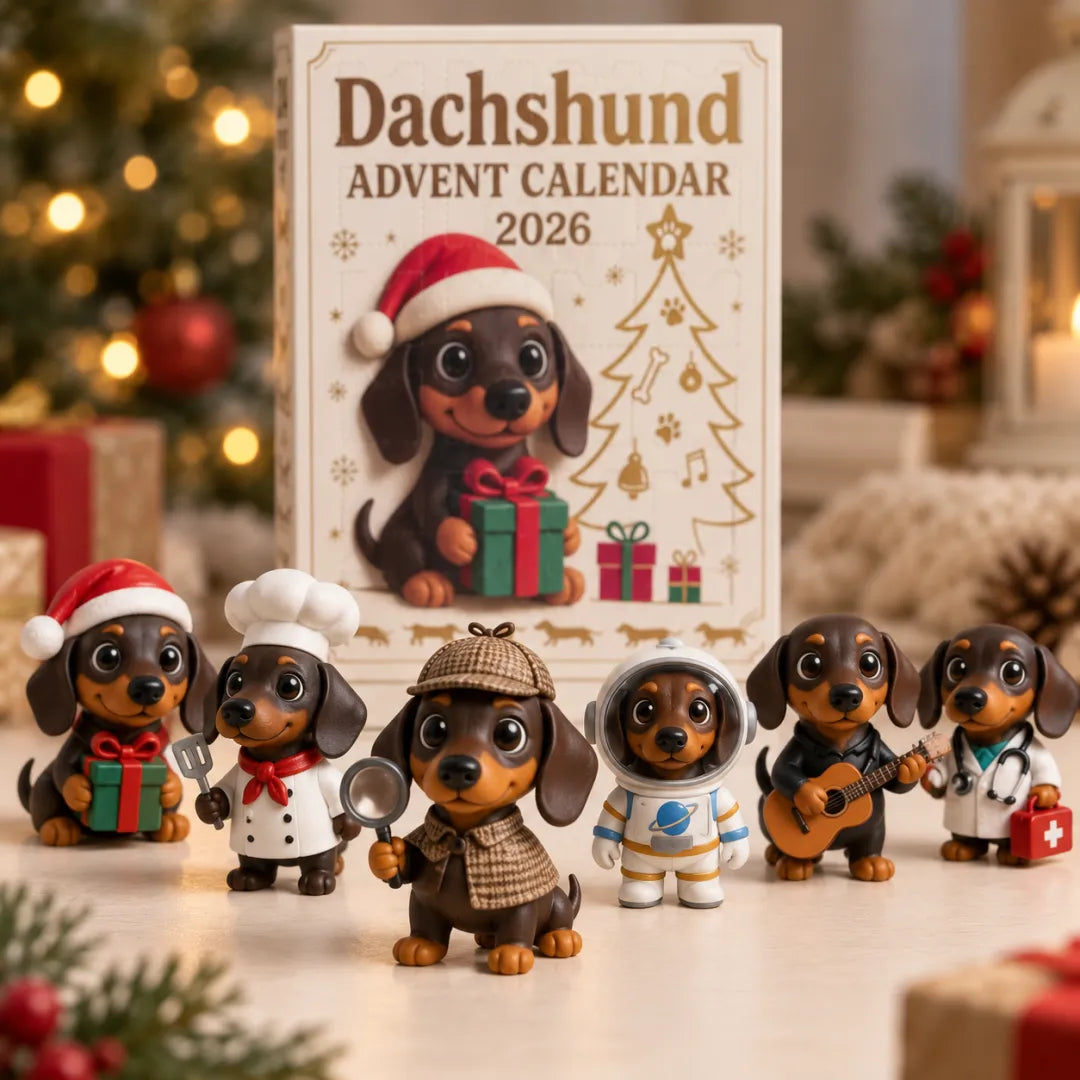 LIMITED DISCOUNT🐾 Dachshund Advent Calendar – 24 Days of Adorable Puppy Surprises