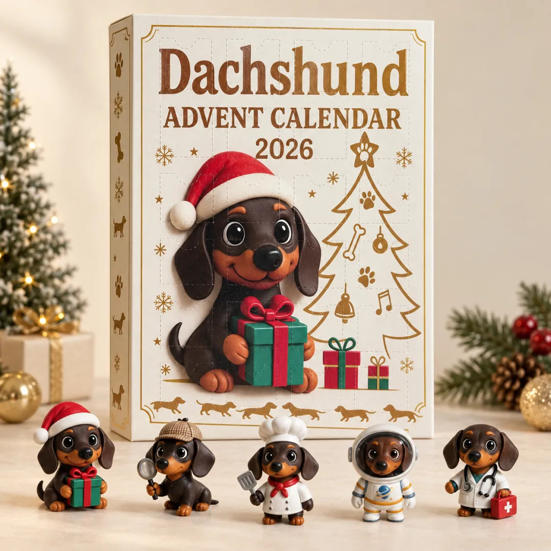 LIMITED DISCOUNT🐾 Dachshund Advent Calendar – 24 Days of Adorable Puppy Surprises