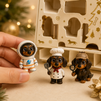 LIMITED DISCOUNT🐾 Dachshund Advent Calendar – 24 Days of Adorable Puppy Surprises
