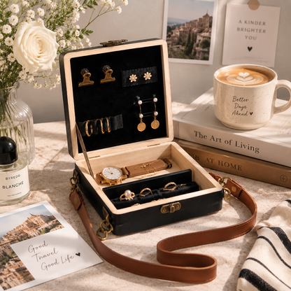 Black Wooden Writer’s Box